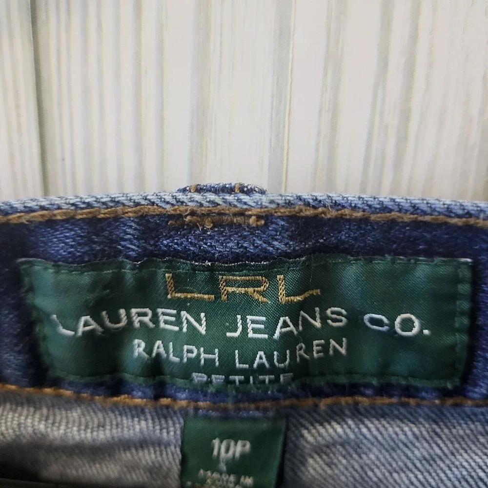 LRL Ralph Lauren And Company‎ Women's Fashion Denim Jeans, ( 10) Petite